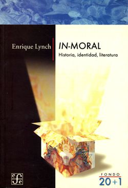 IN MORAL HISTORIA IDENTIDAD LITERATURA