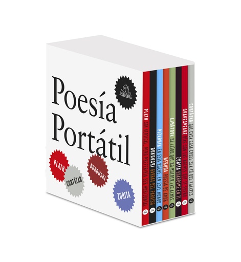 Poesía Portátil (Cortázar | Shakespeare | Zurita | Ajmátova | Neruda | Pizarnik | Bukowski | Plath)