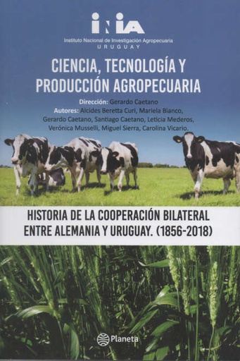 CIENCIA, TECNOLOGIA Y PRODUCCION AGROPECUARIA 